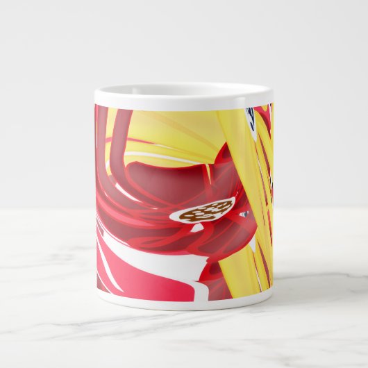 Wirbel-Kaffeetasse Jumbo-Tasse (Vorderseite)