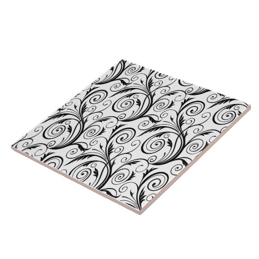 Wirbel Keramik Tile Fliese (Seite)