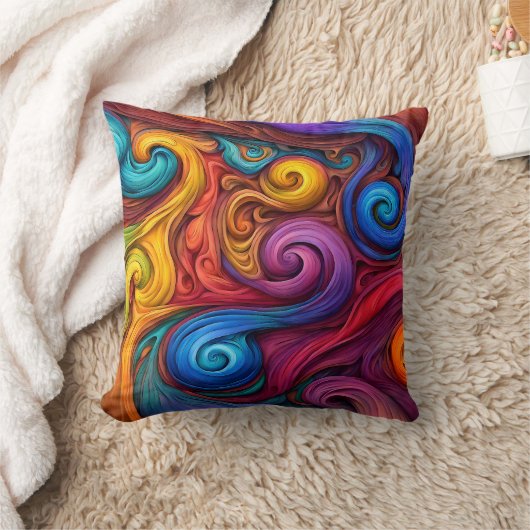 Wirbel Kissen (Decke)