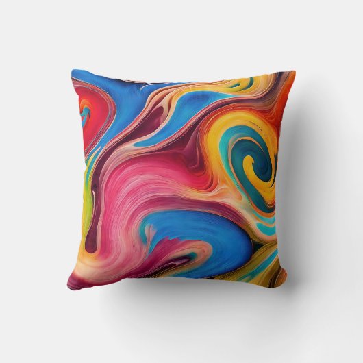 Wirbel Kissen (Rückseite)