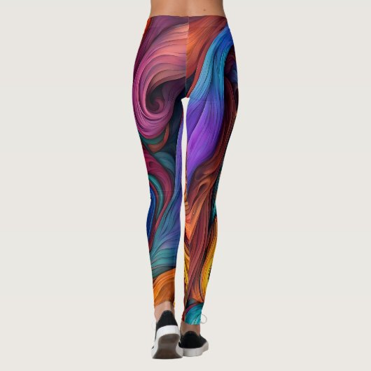 Wirbel Leggings (Rückseite)