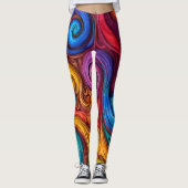 Wirbel Leggings (Vorderseite)