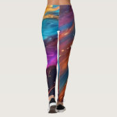 Wirbel Leggings (Rückseite)