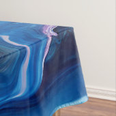 Wirbel Lila Blue Black Wall-Teller Tischdecke (Beispiel)