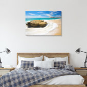 Wirbel mit Meerestide am Strand Leinwanddruck (Insitu (Schlafzimmer))