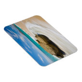 Wirbel mit Meerestide am Strand Magnet (Rechte Seite)