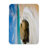 Wirbel mit Meerestide am Strand Magnet (Vertikal)