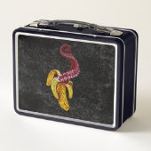 Wirbel Mutant-Banana Metall Brotdose (Rückseite)