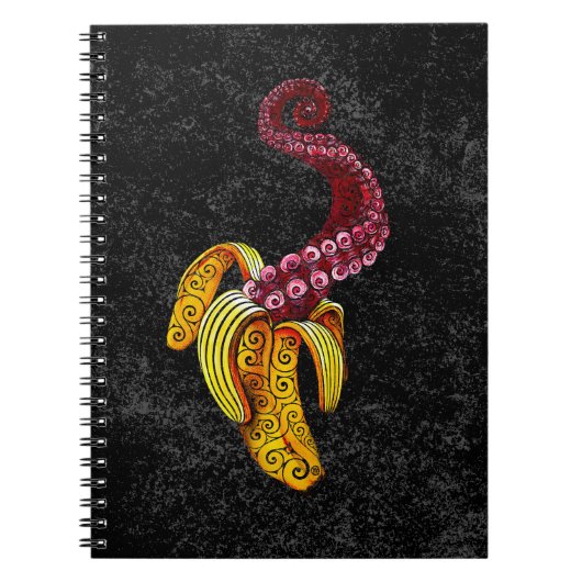 Wirbel Mutant-Banana Notizblock (Vorderseite)