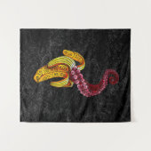 Wirbel Mutant-Banana Wandteppich (Vorderseite (Horizontal))