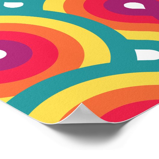 Wirbel nie beenden poster (Ecke)