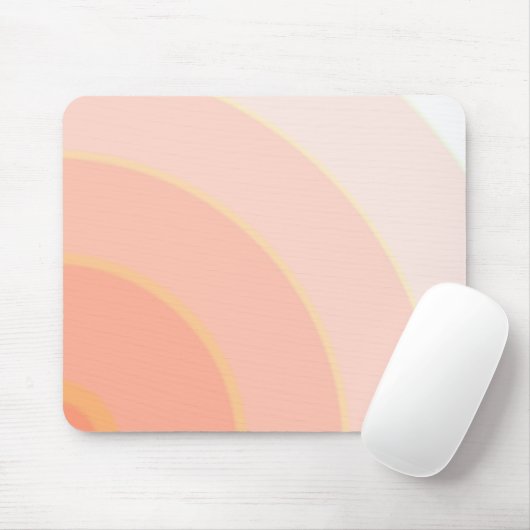 Wirbel Peach Mouse-Pad Mousepad (Mit Mouse)