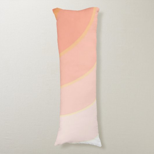 Wirbel Pfirsichkissen Seitenschläferkissen (Vorderseite Vertikal)