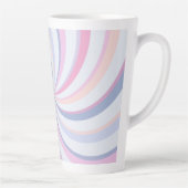Wirbel Pink Blue Peach Milchtasse (Rechts)