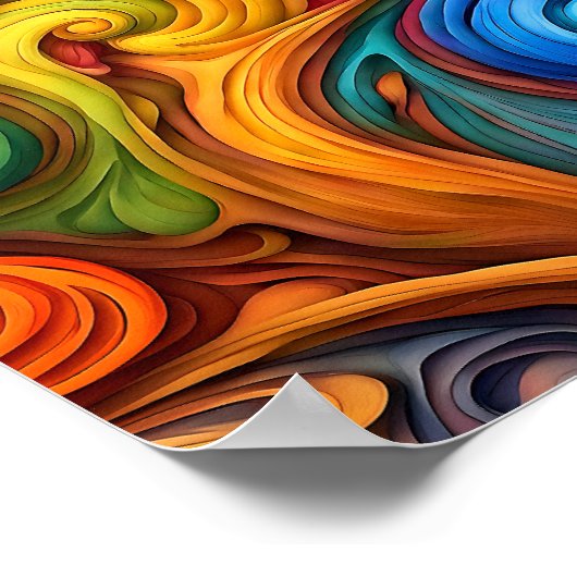 Wirbel Poster (Ecke)