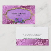 Wirbel Rose Visitenkarte (Vorne/Hinten)