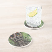 Wirbel Sandstein Untersetzer (Seite)