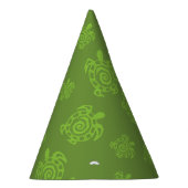 Wirbel Schildkrötengrün Partyhütchen (Rechts)