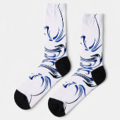 Wirbel Socken (Linkes Detail)