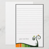 Wirbel Stationery Briefpapier (Vorne/Hinten)