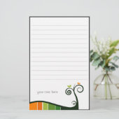 Wirbel Stationery Briefpapier (Stehend Vorderseite)