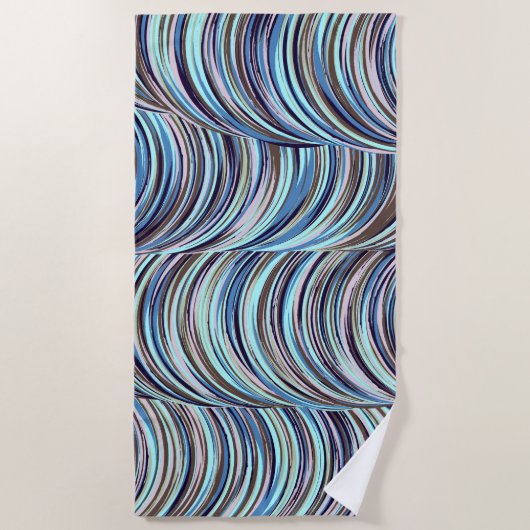 Wirbel Strandtuch (Vorderseite)