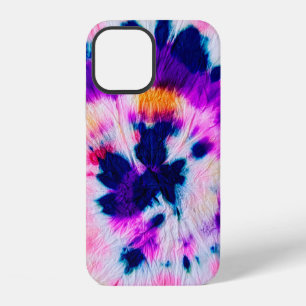 Wirbel-Tie-Dye. Regenbogen-Stoff-Tie-Dye. Boho-Mod iPhone 12 Hülle
