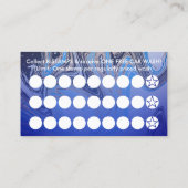 Wirbel-Treuekarte Briefmarke Treuekarte (Rückseite)