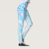 Wirbel Trippy Groovy Hippie Boho Funky Marble Leggings (Rechts)