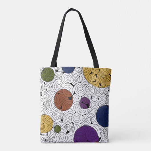 Wirbel überall tasche (Rückseite)