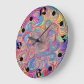 Wirbel-Uhr Große Wanduhr (Winkel)