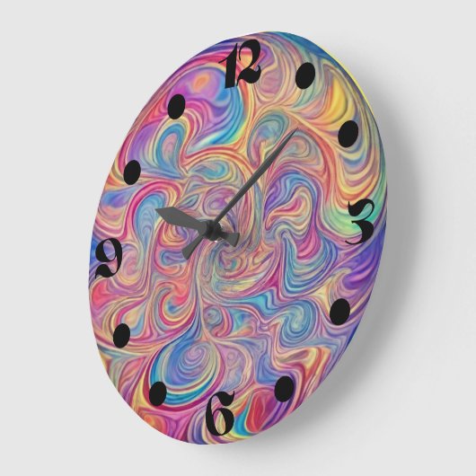 Wirbel-Uhr Große Wanduhr (Winkel)