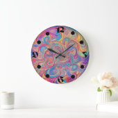 Wirbel-Uhr Große Wanduhr (Zuhause)