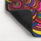 WIRBEL und BUNTE SCHICHTEN! Mousepad (Ecke)