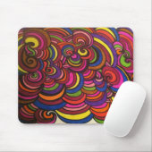 WIRBEL und BUNTE SCHICHTEN! Mousepad (Mit Mouse)