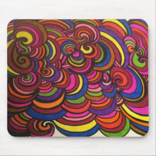 WIRBEL und BUNTE SCHICHTEN! Mousepad