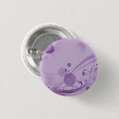 WIRBEL UND KREIS-PUNKTE HELLPURPURN BUTTON (Vorne & Hinten)
