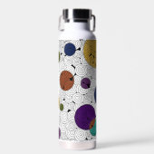 Wirbel und Kreise Wasserflasche Trinkflasche (Vorne)