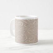 Wirbel und Punkte Kaffeetasse (Vorderseite Links)