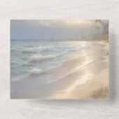 Wirbel und Schmetterlinge All In One Einladung (Rückseite)