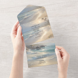 Wirbel und Schmetterlinge All In One Einladung