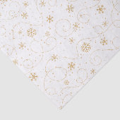 Wirbel und Schneeflocken Urlaub Seidenpapier (Ausschnitt)