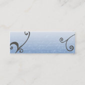 Wirbel und Skriptvorlage Mini Visitenkarte (Vorderseite)