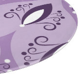 Wirbel Vintag Geometrische Nahtlose Kunst Schneidebrett (Ecke)