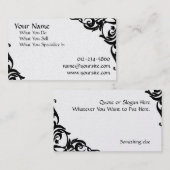 Wirbel Visitenkarte (Vorne/Hinten)