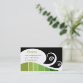 Wirbel Visitenkarte (Stehend Vorderseite)