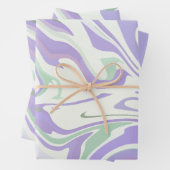 Wirbel von Weich-Pastell Geschenkpapier Set (Beispiel)