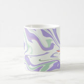 Wirbel von Weich-Pastell Kaffeetasse (Mittel)
