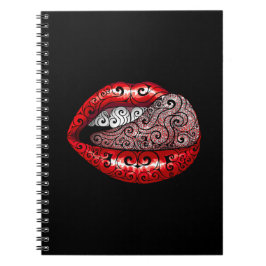 Wirbel Wertvolle Zunge Notizblock