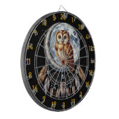 Wirbel wie ein Owl-Star Dartscheibe (Vorderseite Links)